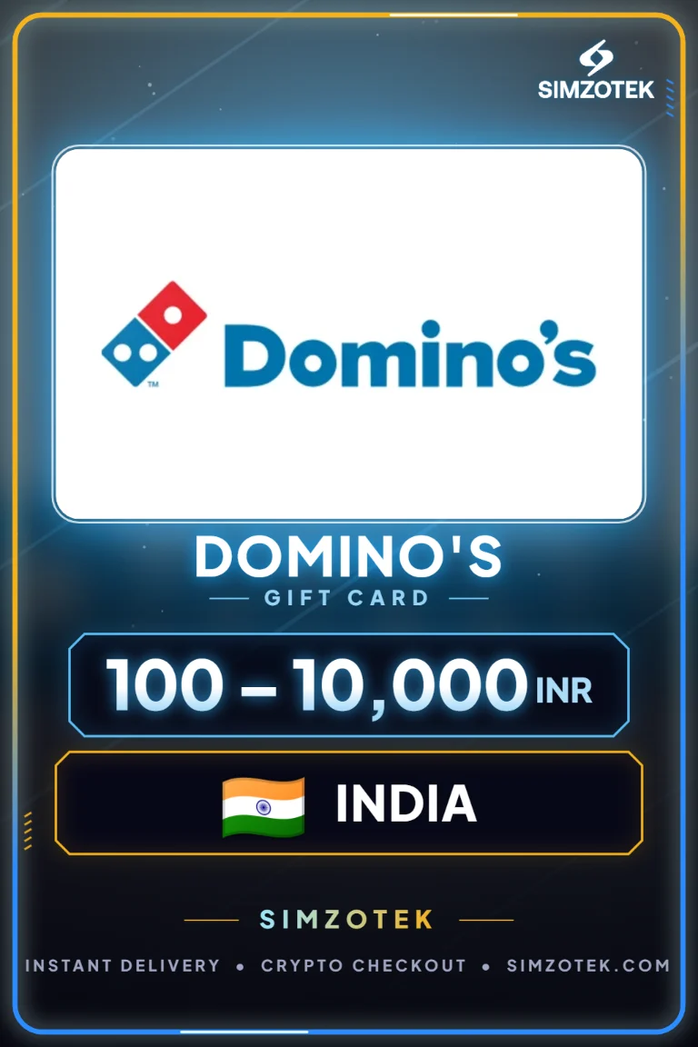 Поклон картица Domino's (Индија)