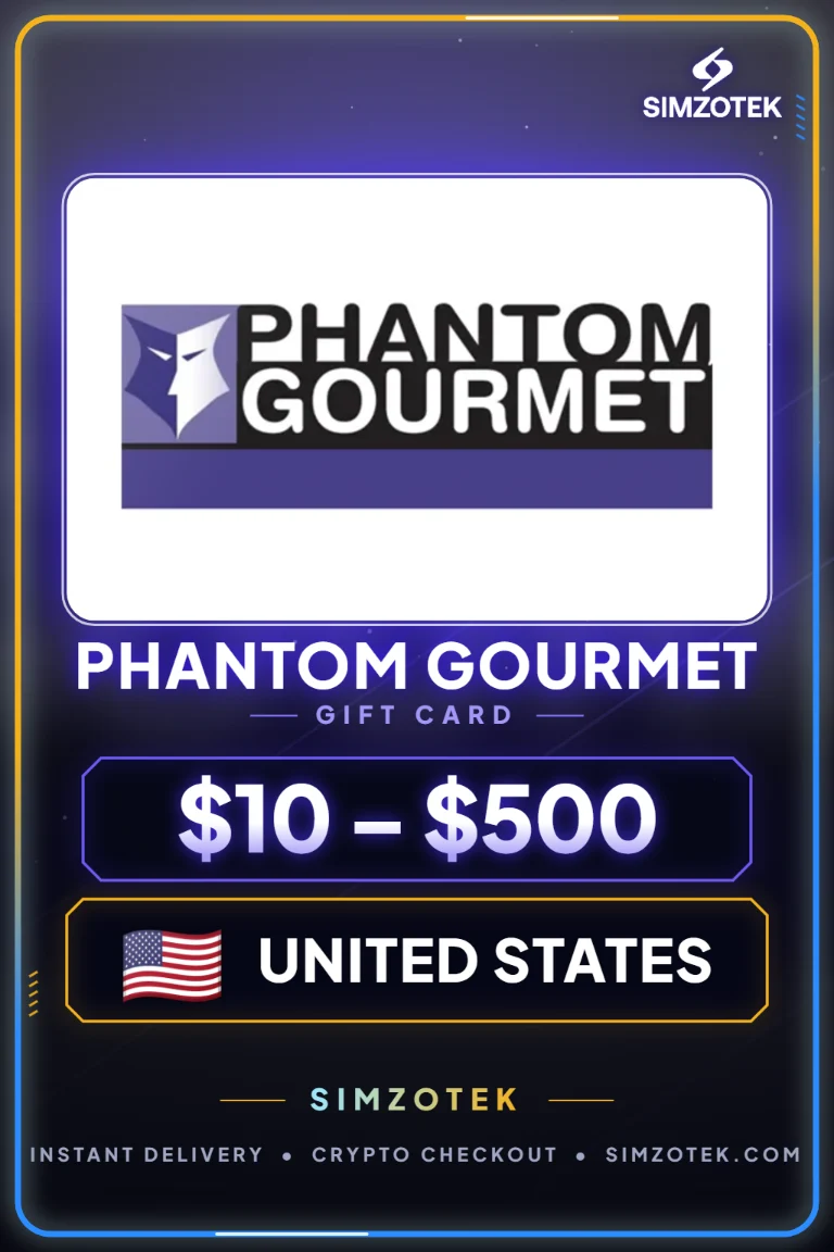บัตรของขวัญ Phantom Gourmet (สหรัฐอเมริกา)