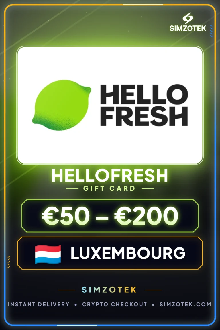 Dárková karta HelloFresh (Lucembursko)