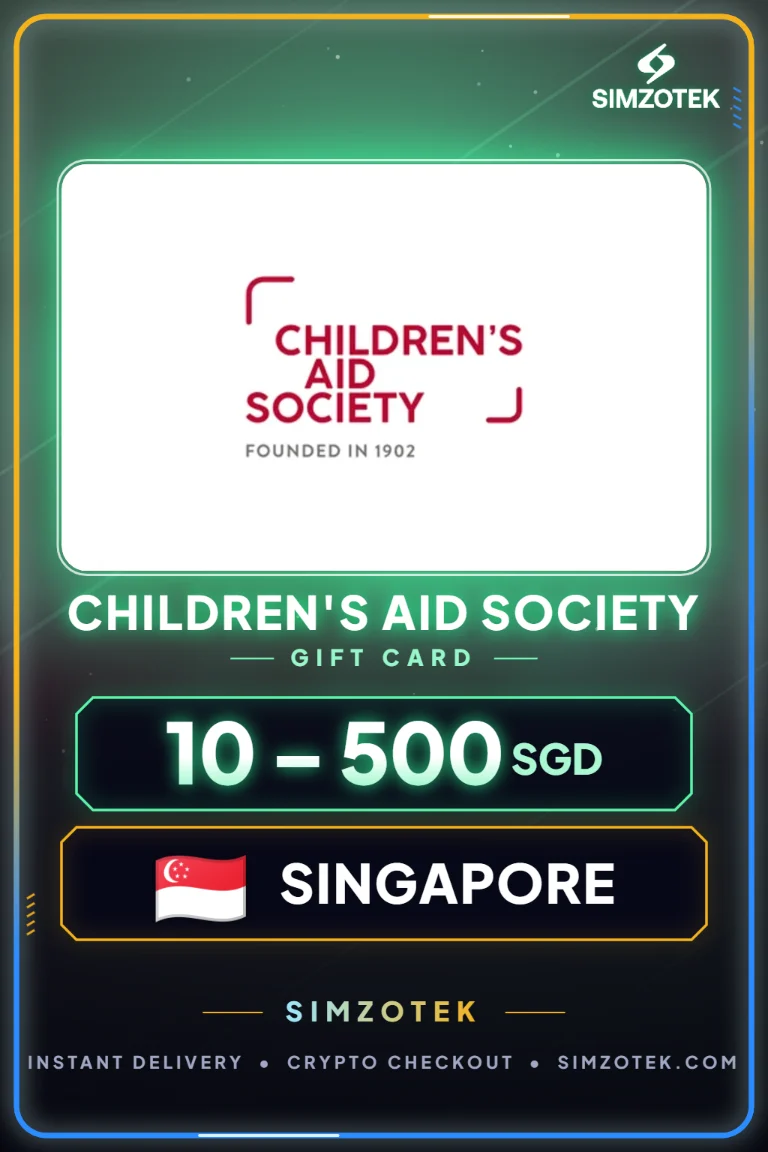 بطاقة هدايا Children's Aid Society (سنغافورة)