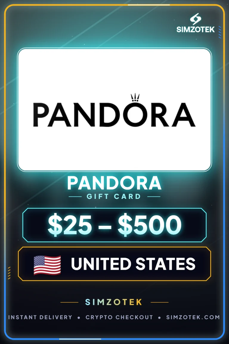 Tarjeta de regalo Pandora (Estados Unidos)