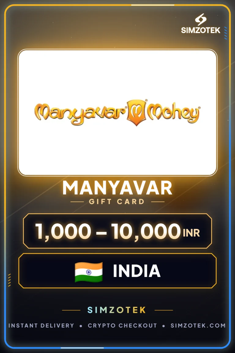 Dárková karta Manyavar (Indie)