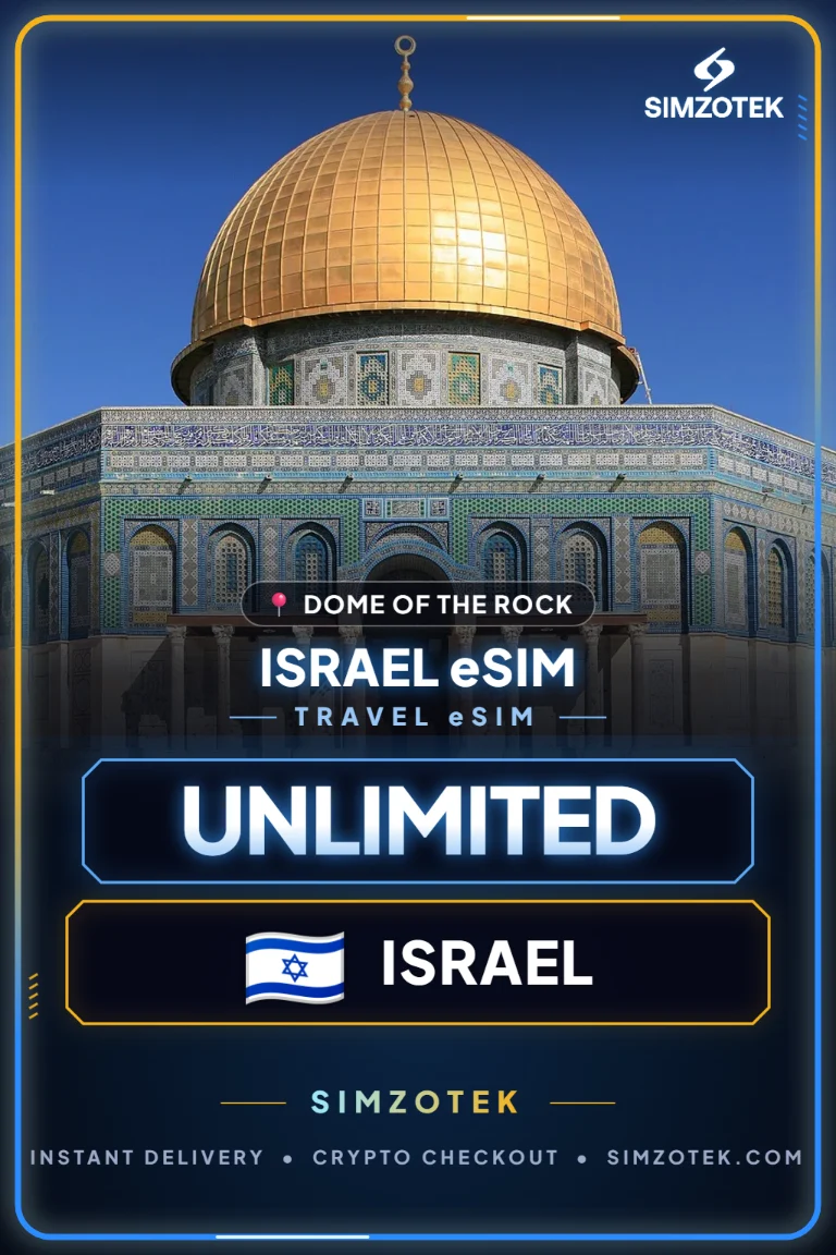 eSIM Israel – Datos ilimitados