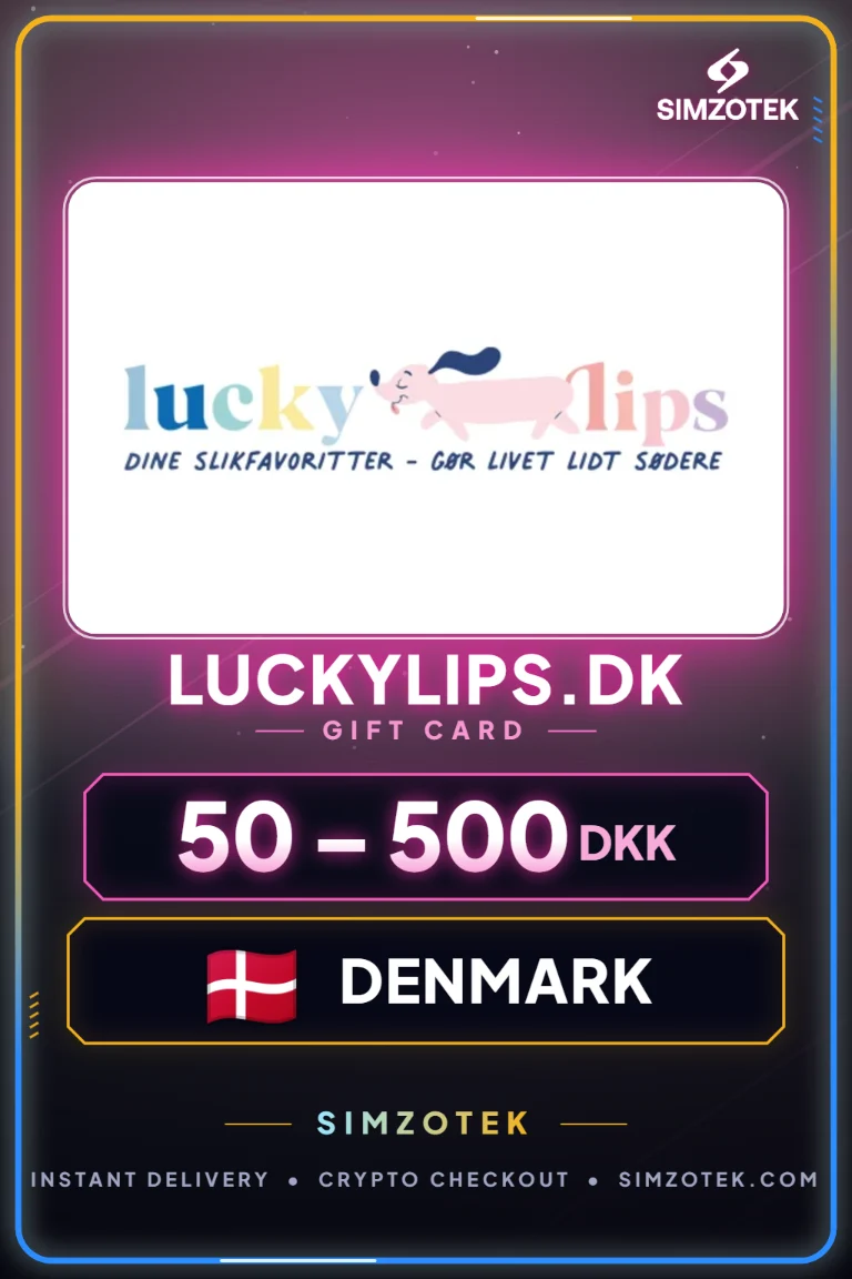 luckylips.dk სასაჩუქრე ბარათი (დანია)