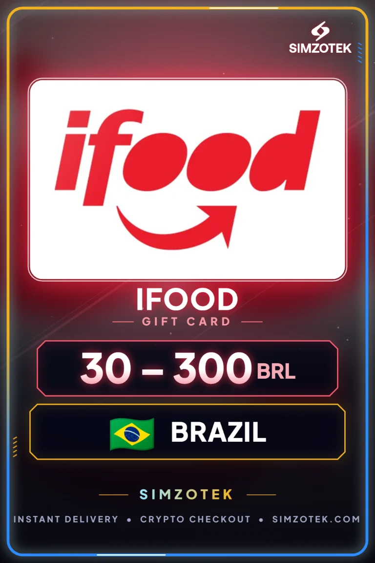 iFood dovanų kortelė (Brazilija)