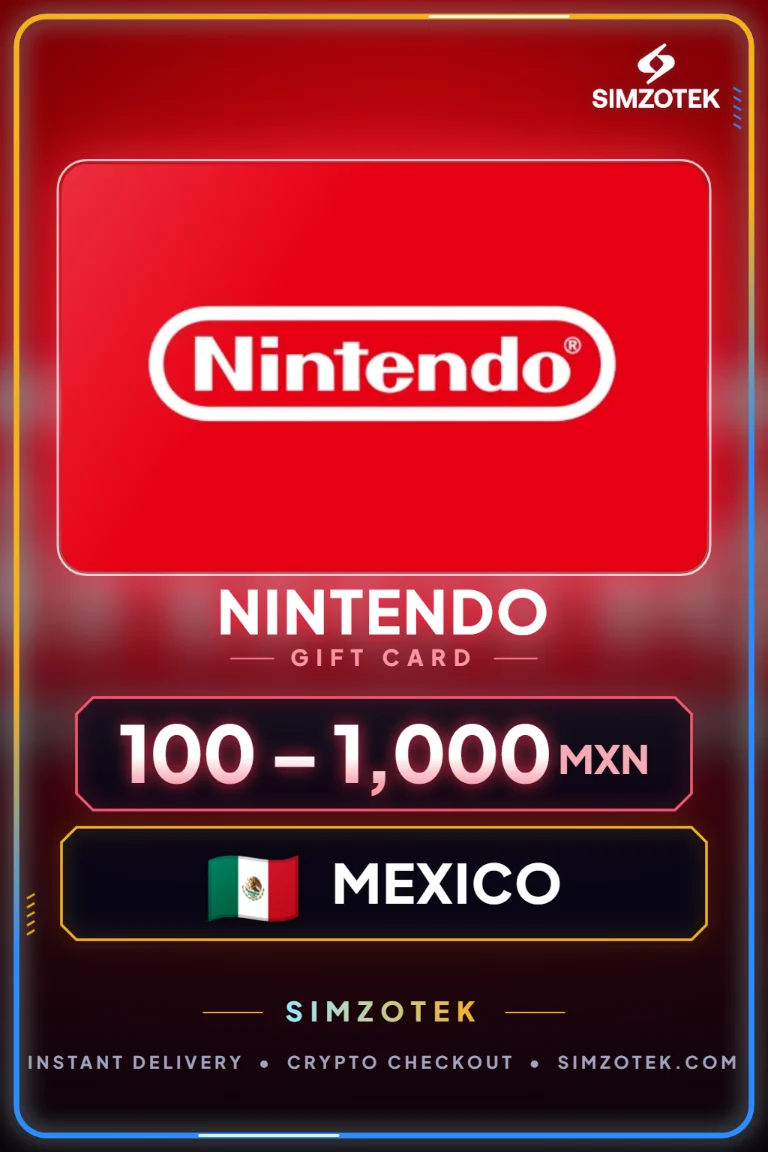 Dárková karta Nintendo eShop (Mexiko)