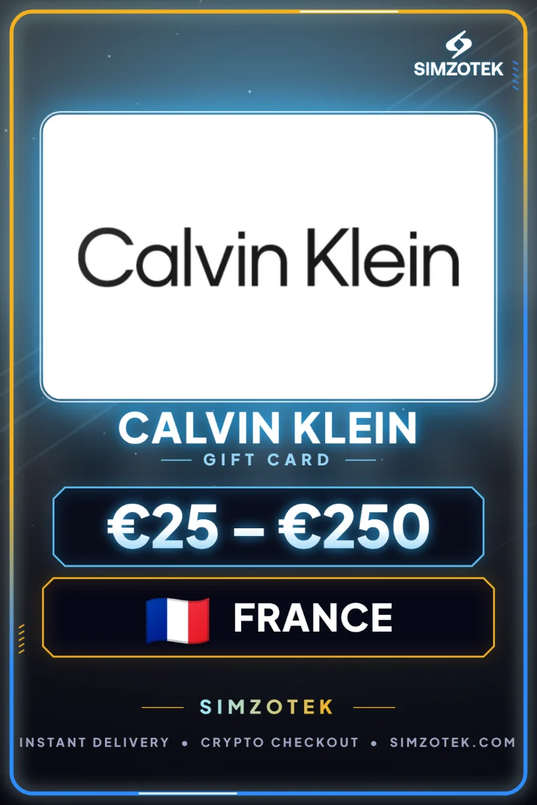 Karta podarunkowa Calvin Klein (Francja)