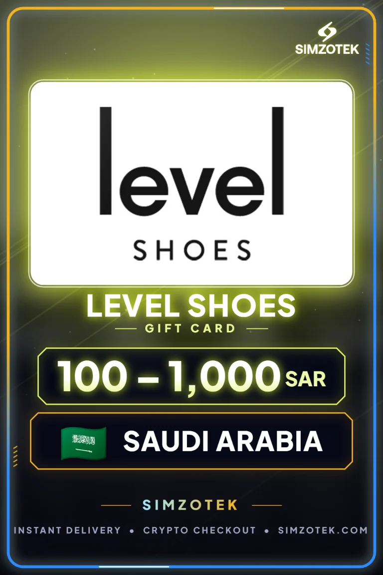 Level Shoes Geschenkkarte (Saudi-Arabien)