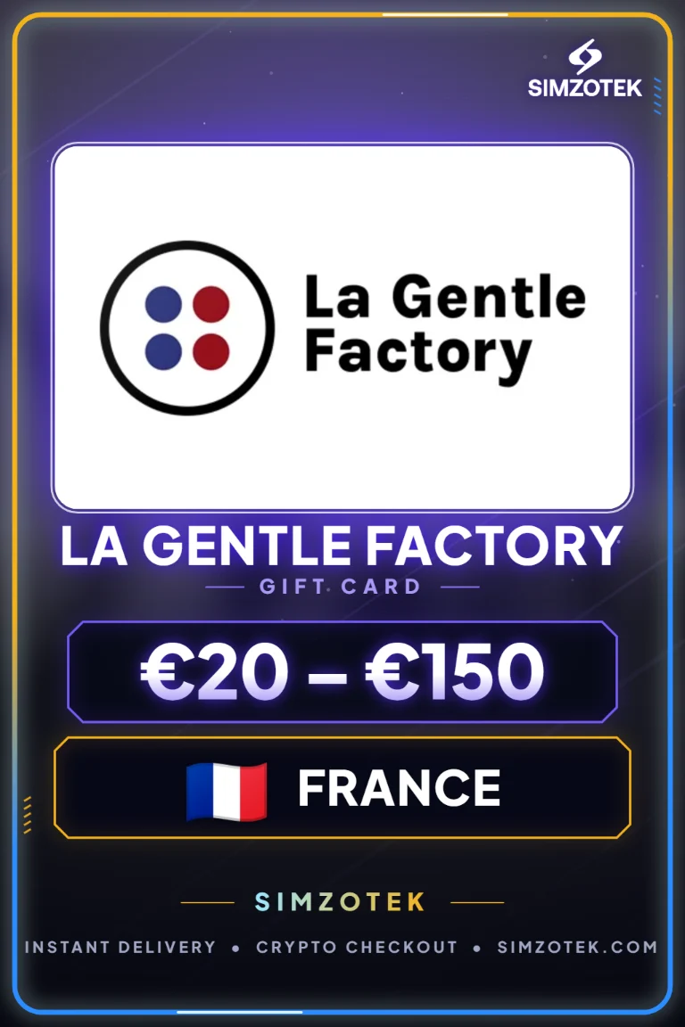 Dárková karta La Gentle Factory (Francie)