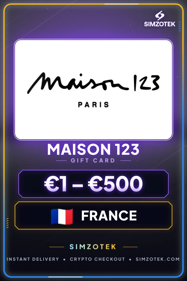 Carta regalo Maison 123 (Francia)