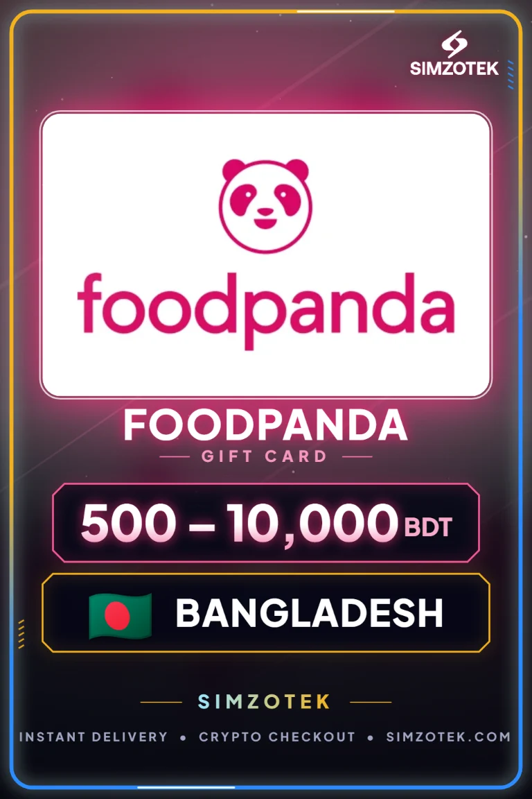 บัตรของขวัญ foodpanda (บังกลาเทศ)