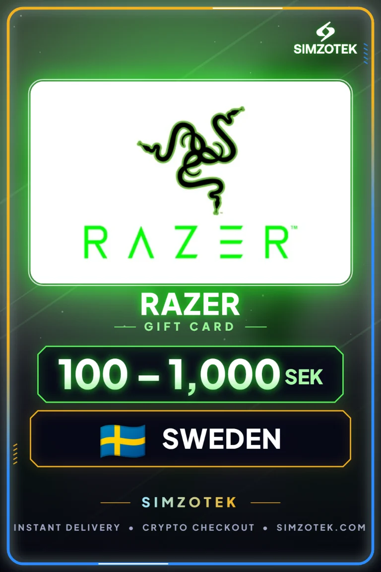 بطاقة هدايا Razer (السويد)