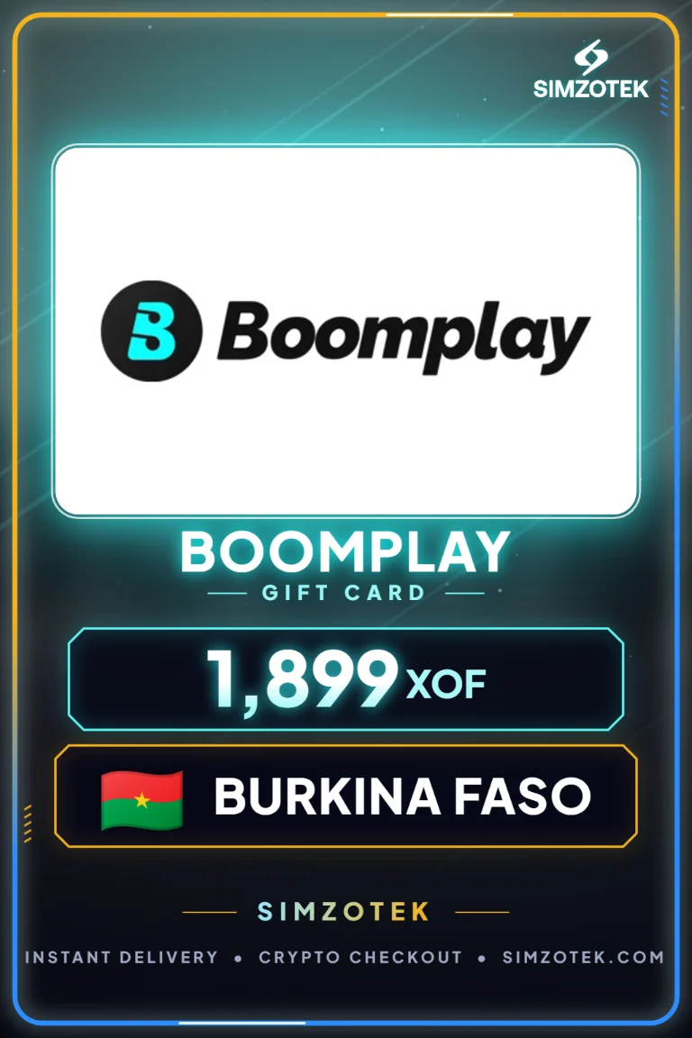 بطاقة هدايا Boomplay (بوركينا فاسو)