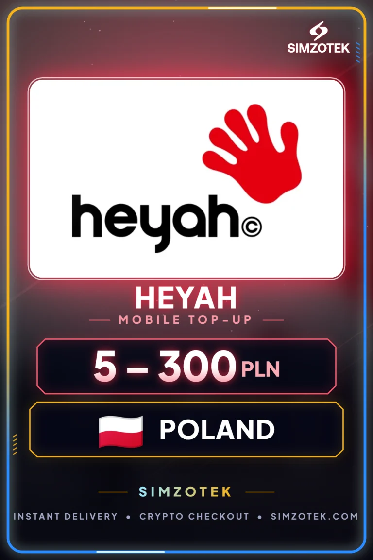 Heyah Mobile Top-Up (Poland)