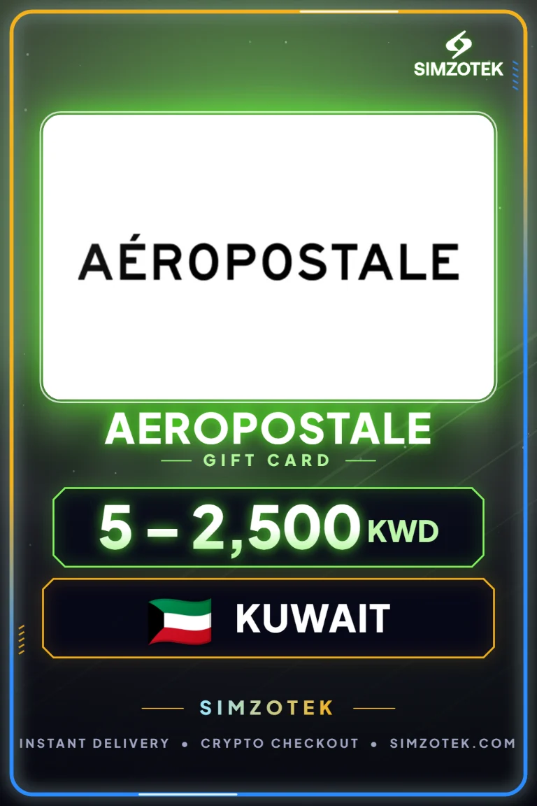 Aeropostale 기프트카드 (쿠웨이트)