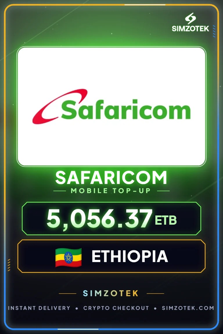 Safaricom Mobile Top-Up (Etiopie)