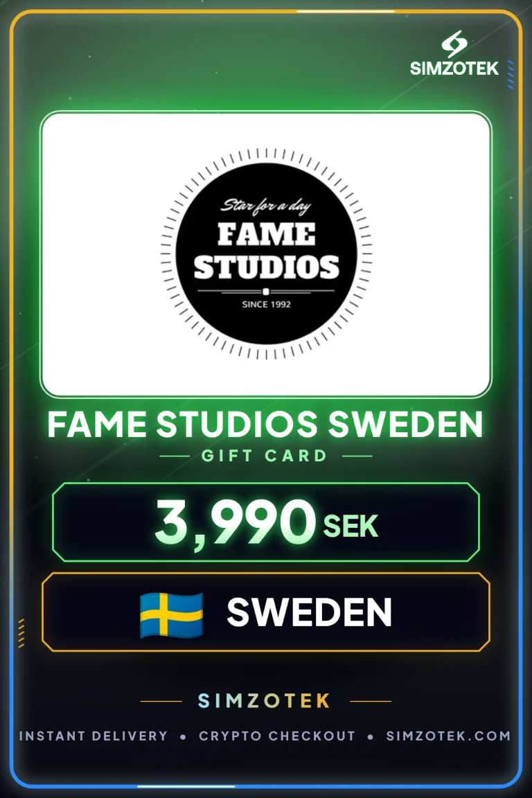 Fame Studios Sweden Gift Card (Sweden)