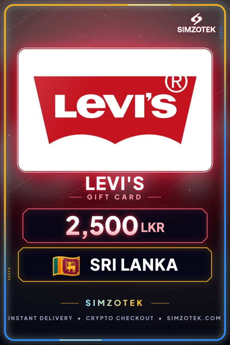 Levi's Geschenkkarte (Sri Lanka)
