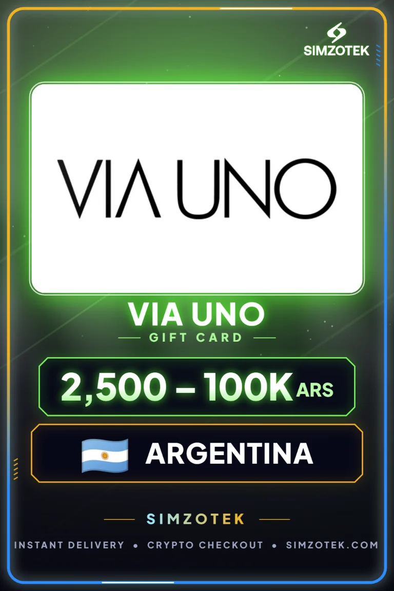 Dárková karta Via Uno (Argentina)