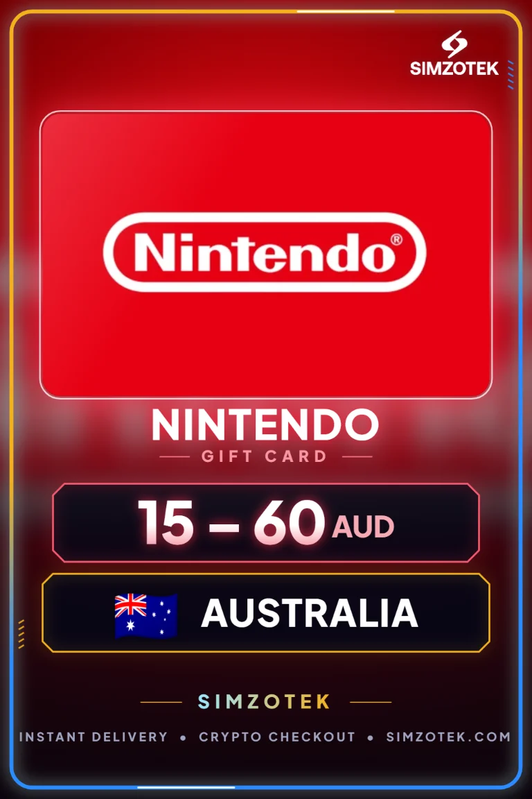 บัตรของขวัญ Nintendo eShop (ออสเตรเลีย)
