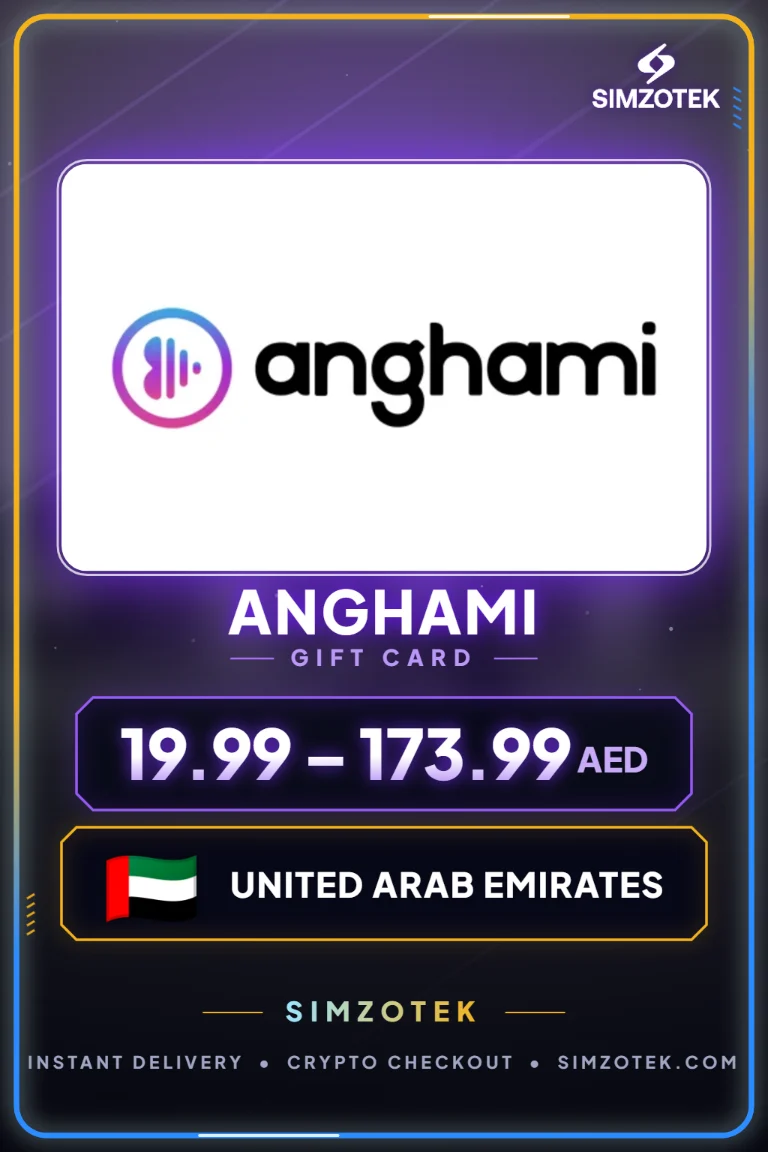 Carta regalo Anghami (Emirati Arabi Uniti)