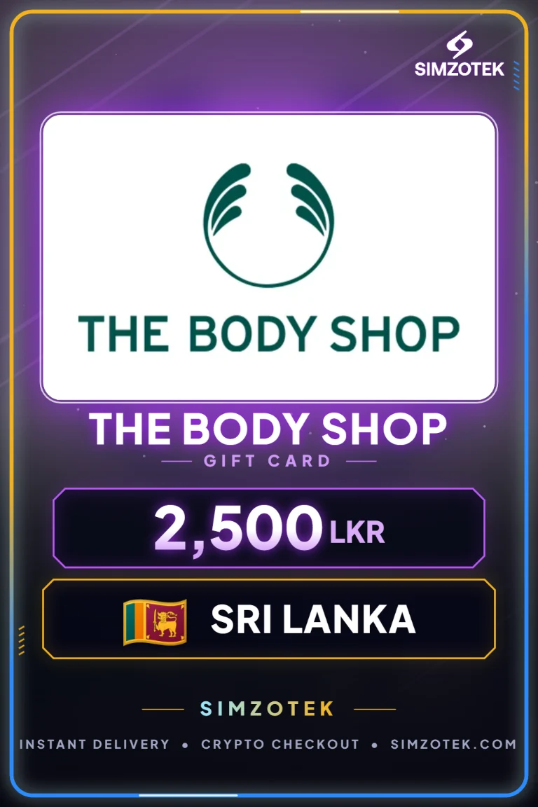 The Body Shop dovanų kortelė (Šri Lanka)
