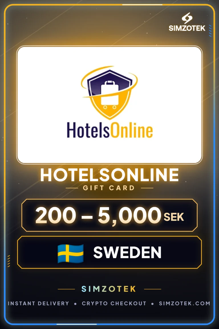 بطاقة هدايا HotelsOnline (السويد)