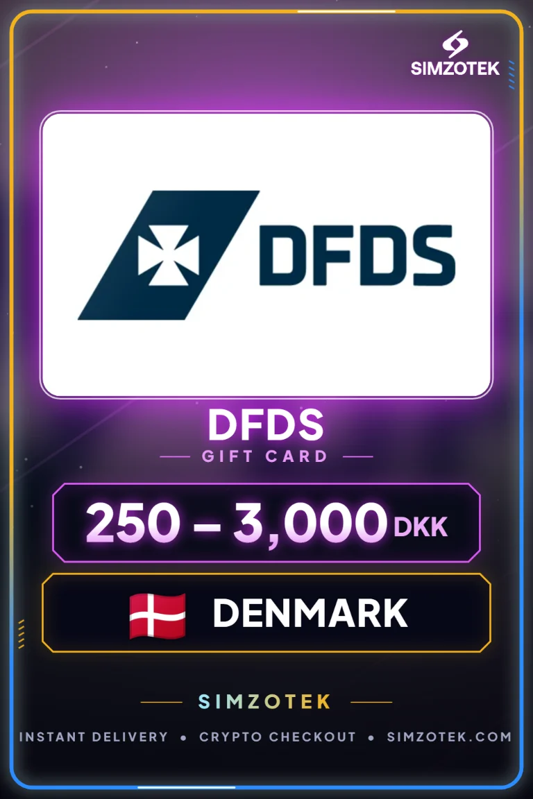 Dárková karta DFDS (Dánsko)