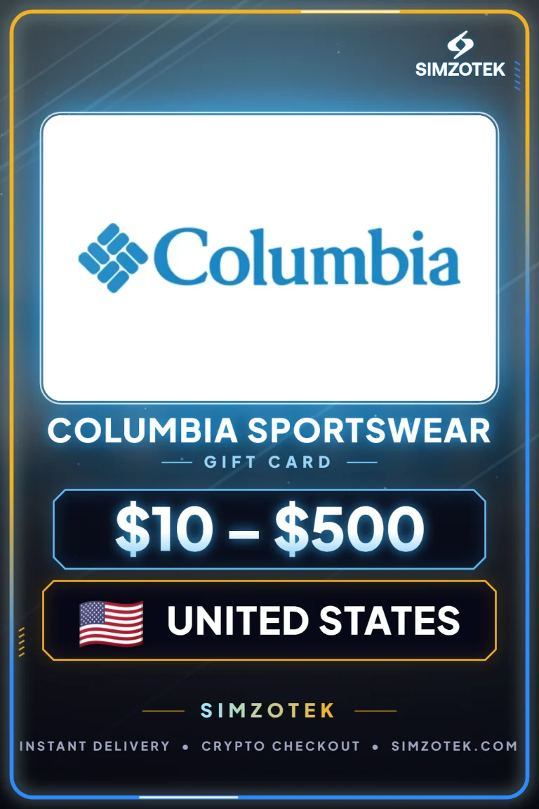 บัตรของขวัญ Columbia Sportswear (สหรัฐอเมริกา)