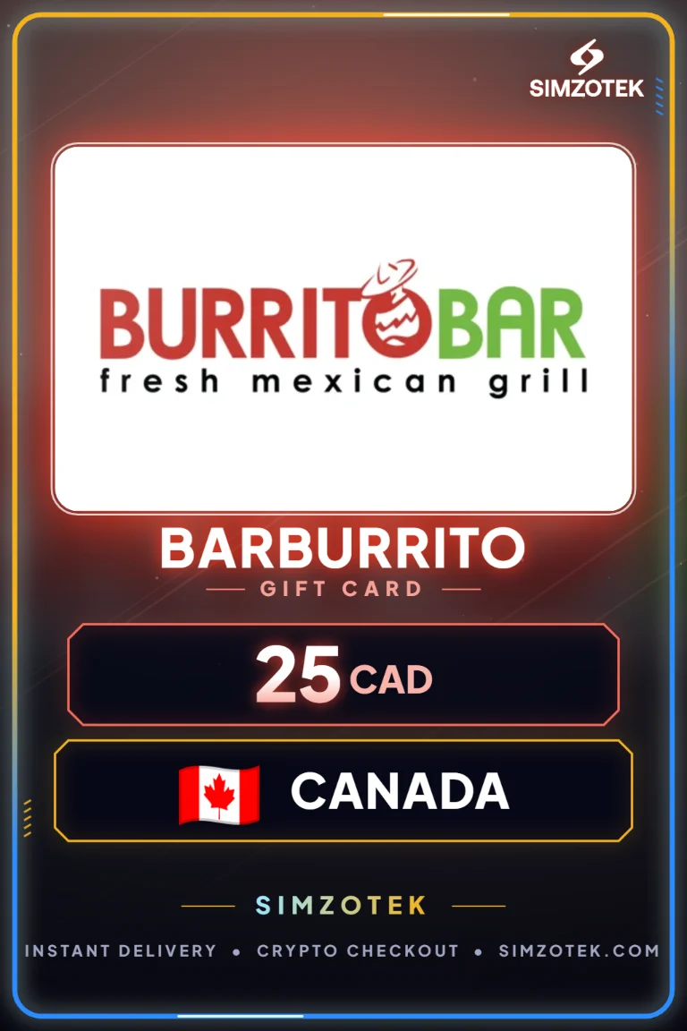 BarBurrito 기프트카드 (캐나다)