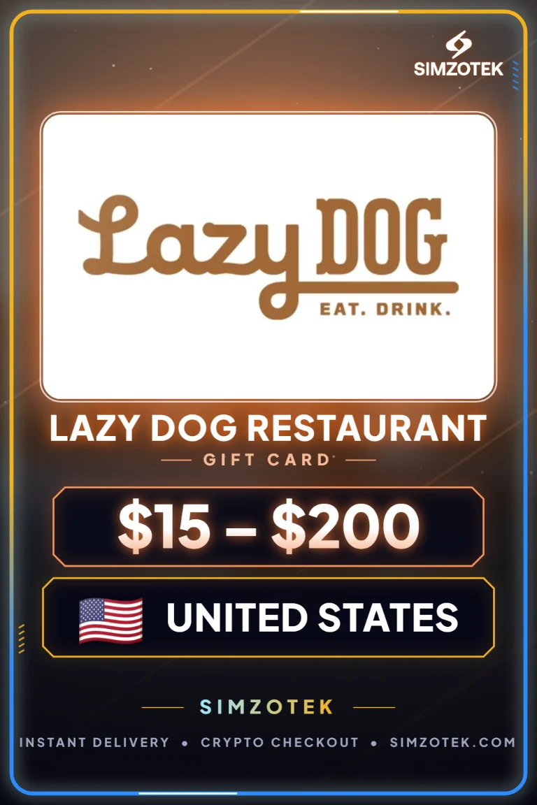 Carta regalo Lazy Dog Restaurant (Stati Uniti)