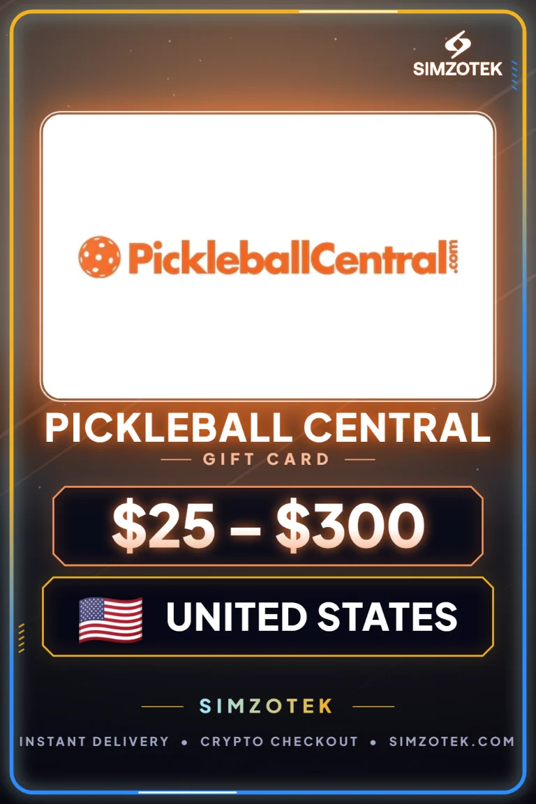Pickleball Central Hediye Kartı (Amerika Birleşik Devletleri)