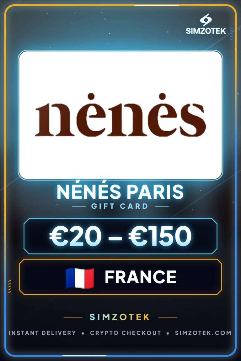 บัตรของขวัญ Nénés Paris (ฝรั่งเศส)