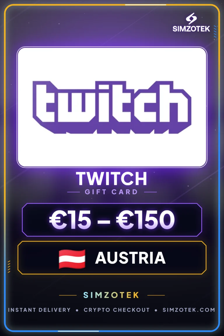 Подарок картичка Twitch (Австрија)