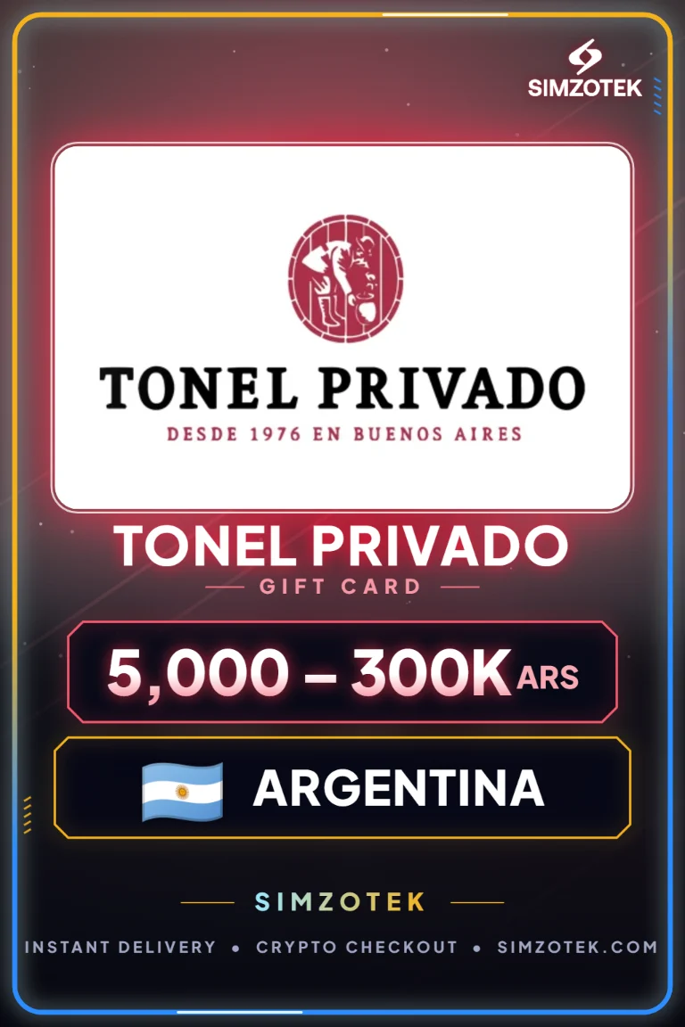 Dárková karta Tonel Privado (Argentina)