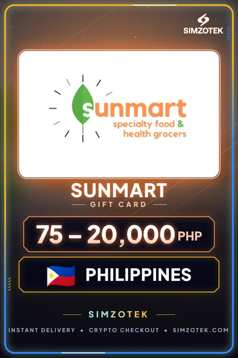 Sunmart dovanų kortelė (Filipinai)