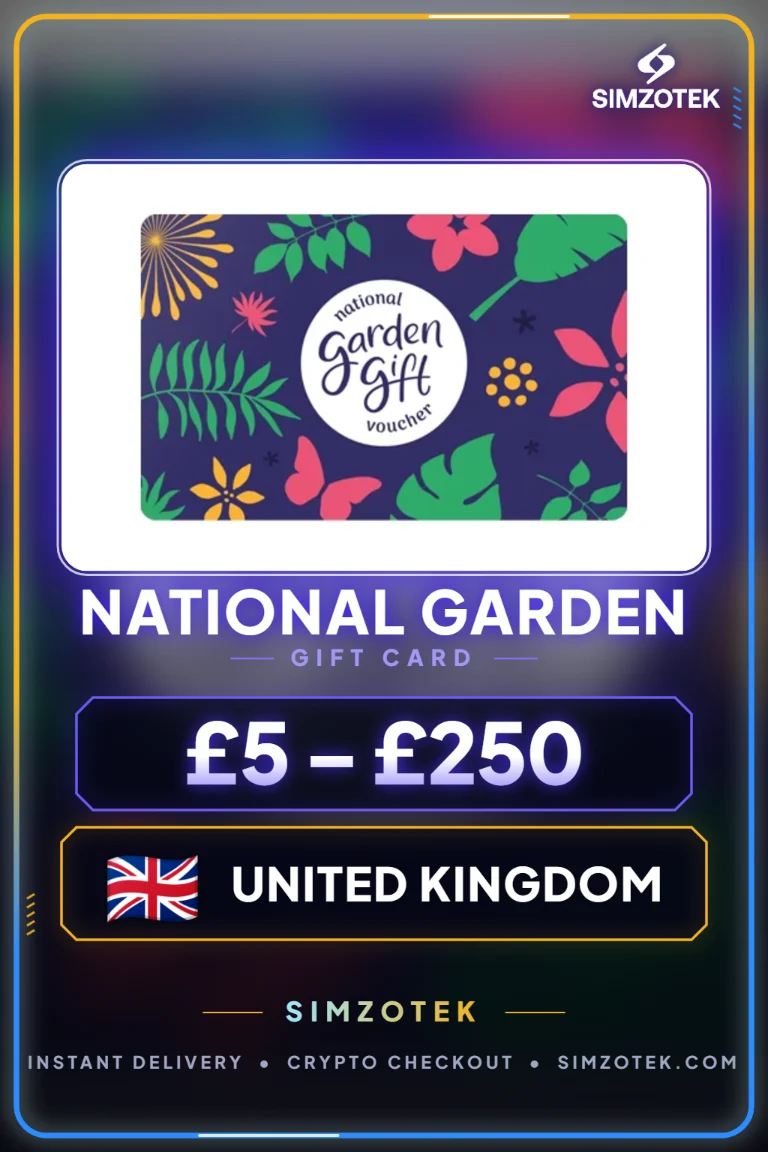 Поклон картица National Garden (Уједињено Краљевство)