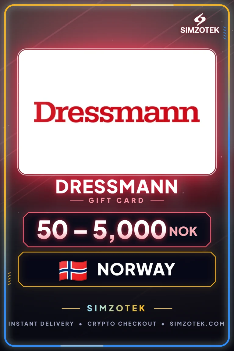 Dressmann Geschenkkarte (Norwegen)
