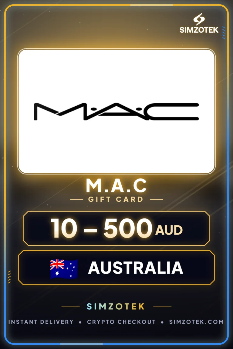 M.A.C Gift Card (Australia)