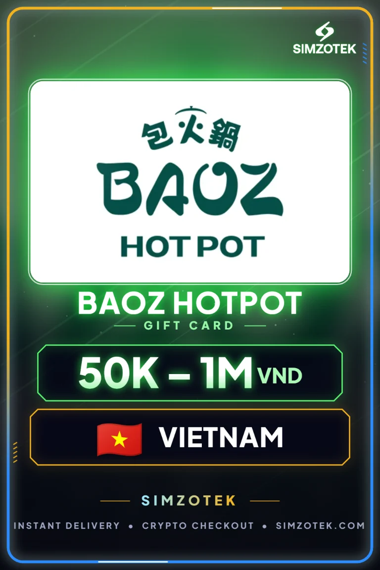 Baoz Hotpot Geschenkkarte (Vietnam)