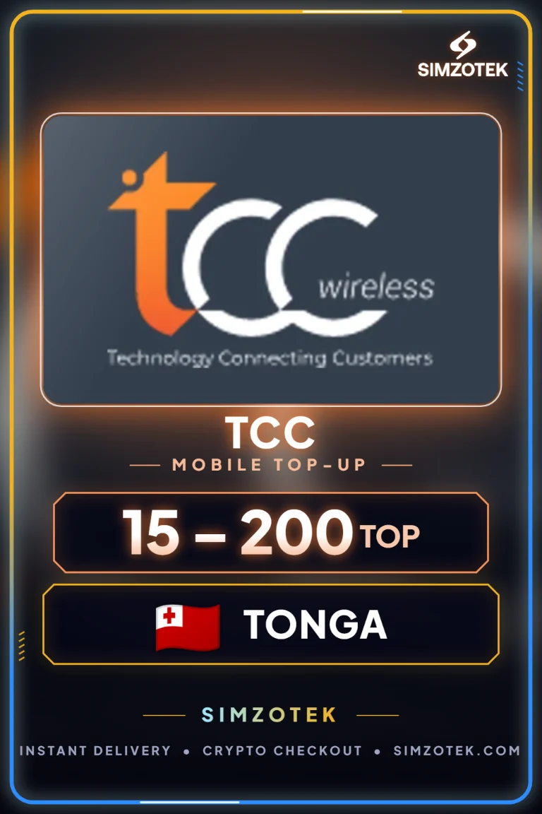 TCC Mobile Top-Up (Tonga)