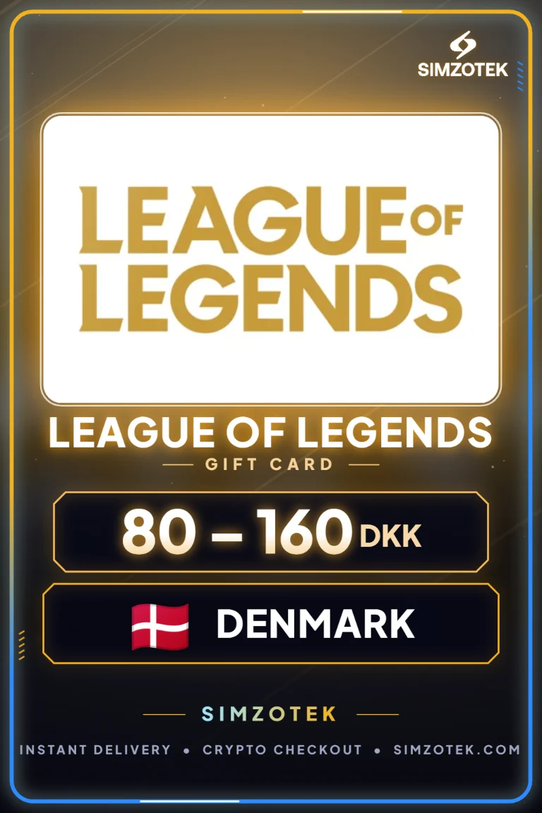 Dárková karta League of Legends (Dánsko)