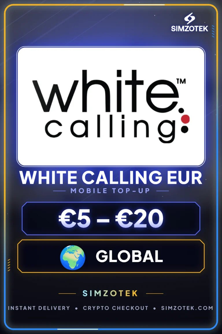 Credito prepagato White Calling EUR (globale)