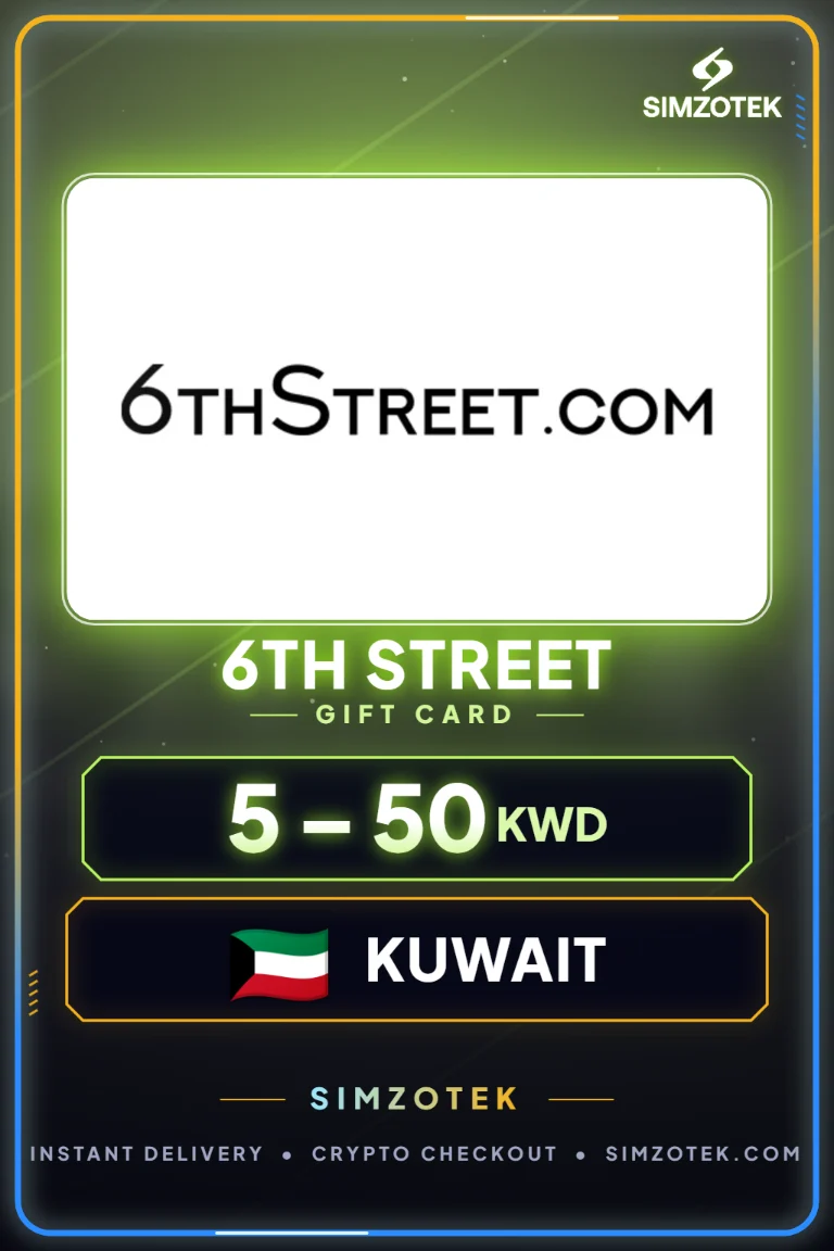 Carta regalo 6TH Street (Kuwait)