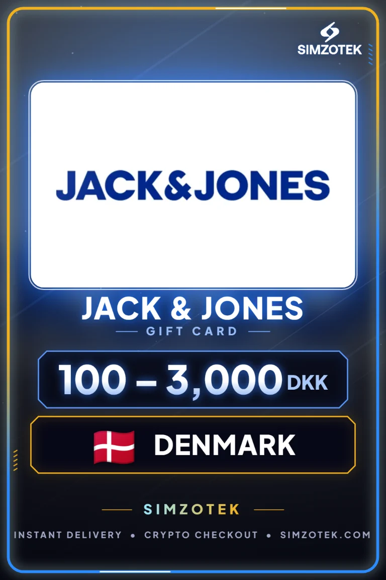 บัตรของขวัญ Jack & Jones (เดนมาร์ก)