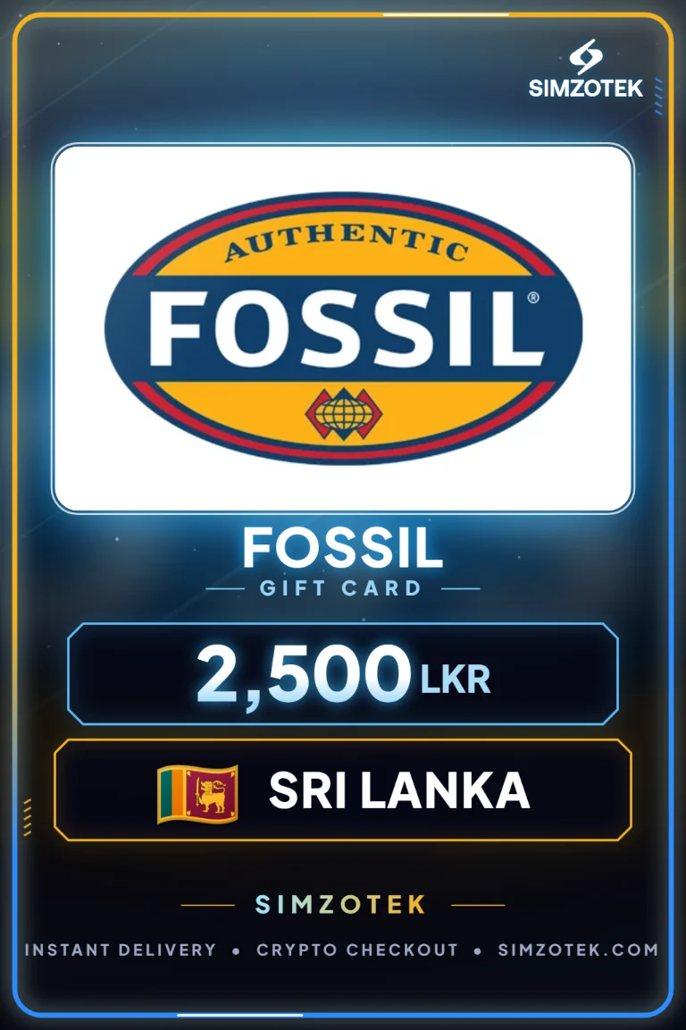 Подарок картичка Fossil (Шри Ланка)