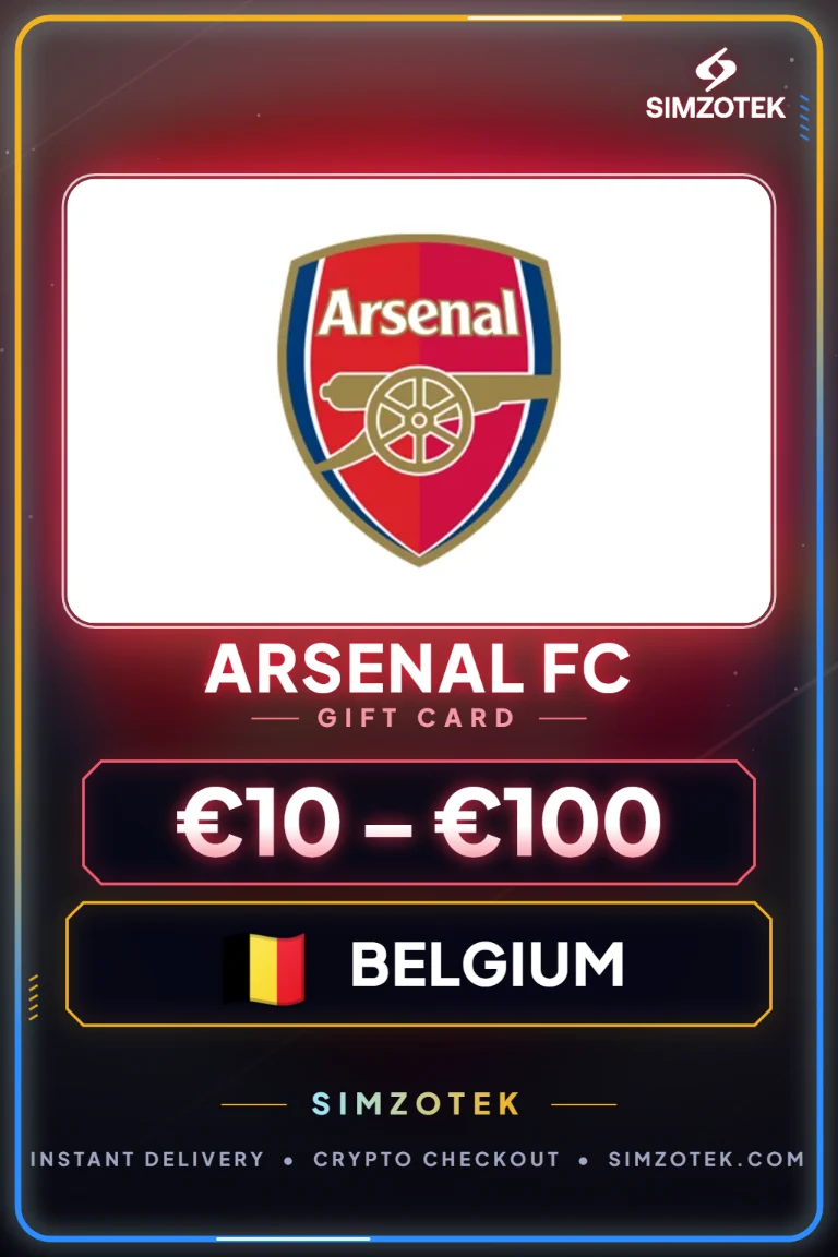 Dárková karta Arsenal FC (Belgie)