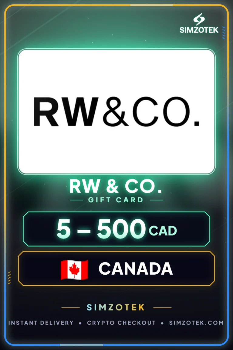 Dárková karta RW & Co. (Kanada)