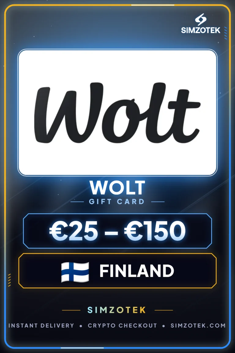Wolt Geschenkkarte (Finnland)