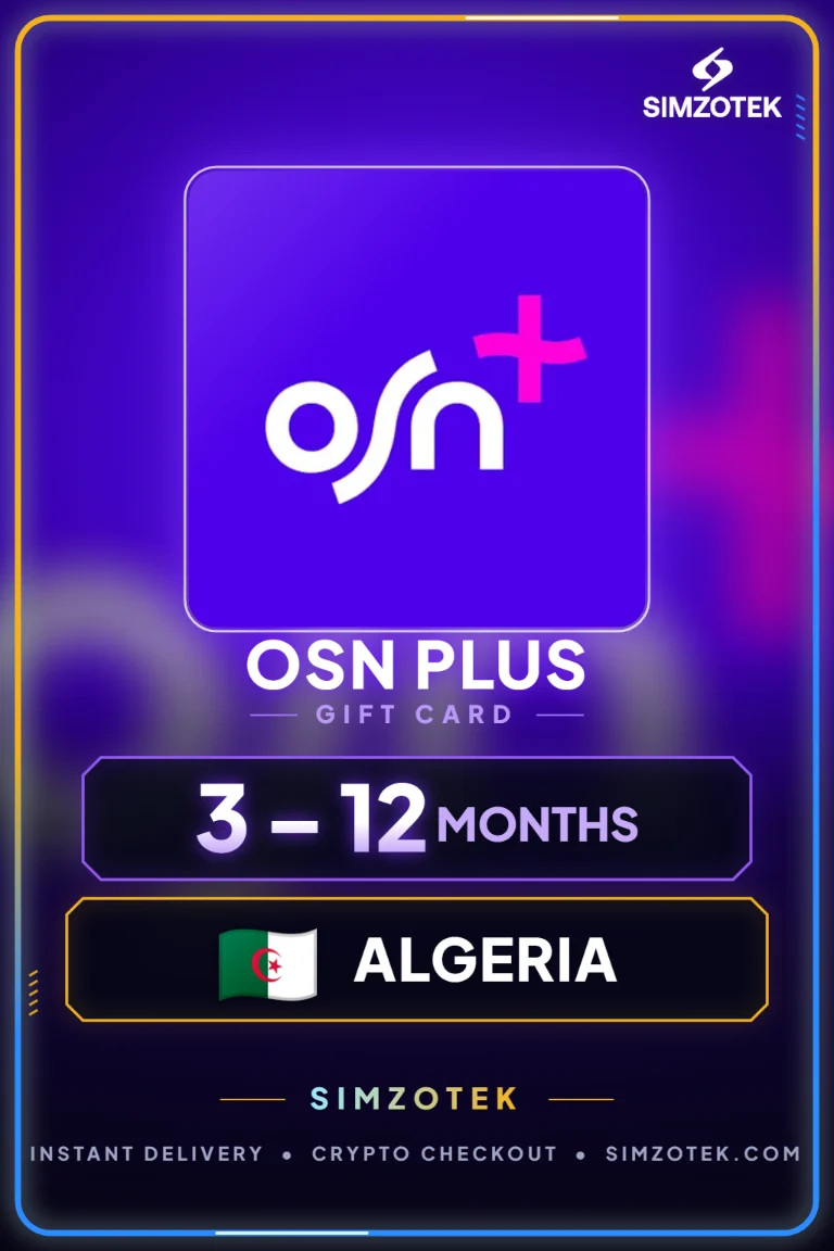OSN Plus Gift Card (Algeria)
